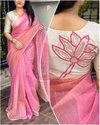 SV Pranshi lurex linen Organza Party Wear Sarees Wholesale Market In Surat
